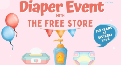 Sunday Love Project Diaper Event with The Free Store, sponsored by ACME
